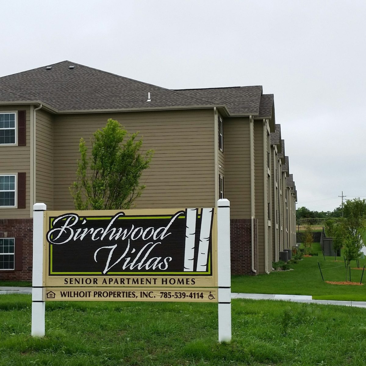 Birchwood Villas Manhattan KS Property Sign Wilhoit Living