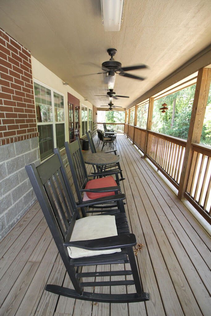 Redbud Village Glenpool Oklahoma rocking chairs Wilhoit Living